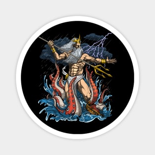 Ancient Greek God Poseidon Magnet